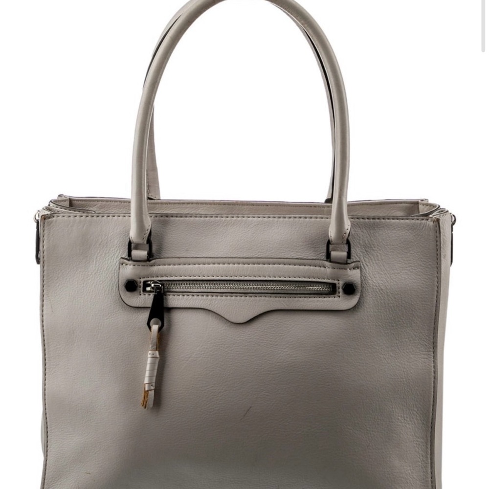 Rebecca Minkoff Gray Leather Tote Bag